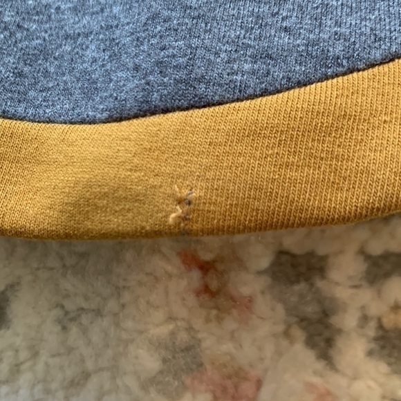 3-$30 OBR grey and mustard colored size small blazer - Picture 7 of 7